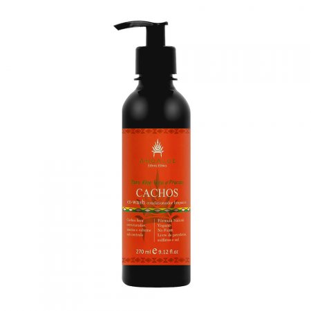 Condicionador de Limpeza Natural Co-Wash para Cabelos Cacheados 270ml  AhoAloe