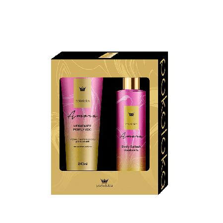 PokoLoka KIT Vanilla - Hidratante Perfumado 240ml e Body Splash 250ml