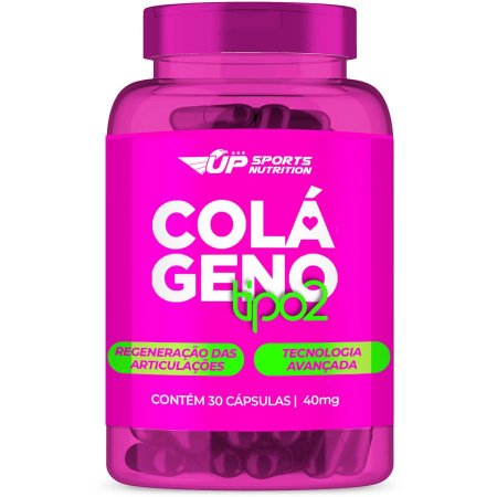 Colágeno Tipo 2 Não Hidrolisado 40mg 60 Cápsulas Up Sport Nutrition