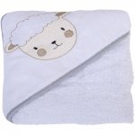 Toalha de Felpa Soft Bordada Encanto com Capuz de Canto - Bichinhos