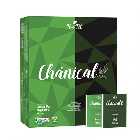 Chanical Green Tea Organico e Black Natural 60sch 186g - Chanical