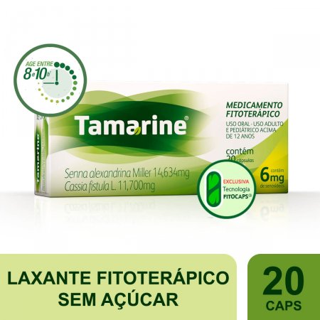 Tamarine 6mg com 20 cápsulas