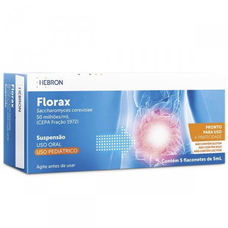 Florax Pediátrico com 5 flaconetes de 5ml
