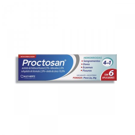 Proctosan Pomada 20g + 6 Aplicadores