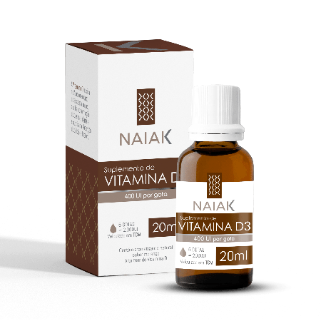 VITAMINA D3 400 UI em gotas