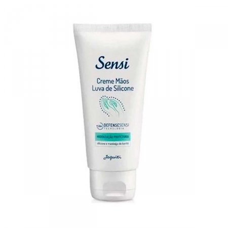 Creme Mãos Luva de Silicone Jequiti Sensi com 75g
