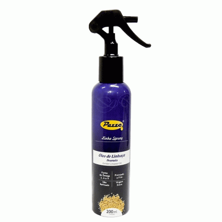 Óleo de Linhaça Dourada Spray Pazze 200ml