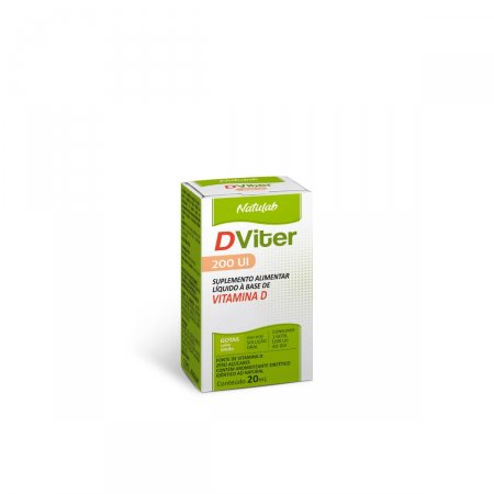Vitamina D Dviter 200UI Sabor Limão com 20ml