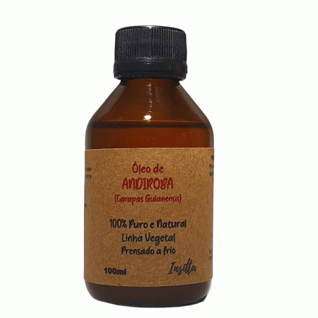 Óleo de Andiroba da Amazônia Insitta 100% Puro e Natural 100ml
