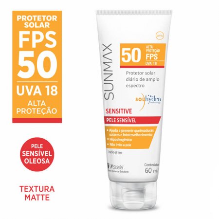 Protetor Solar Corporal Sunmax Sensitive FPS 50 com 60ml