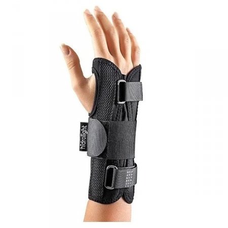 Ortese Munhequeira C/ Tala Punho Mão Direita Comfort Hidrolight - Preto - M