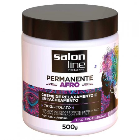 Creme De Relaxamento Permanente Afro Salon Line 500G