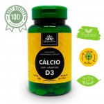 Cálcio 400mg e Vitam D3 5mcg 200UI 60 cáps 500mg Kampo Ervas