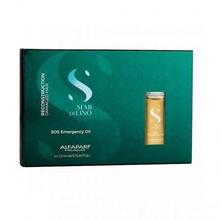 Kit Ampola Alfaparf Semi Di Lino Reconstruction SOS Emergency Oil (06x13ml)