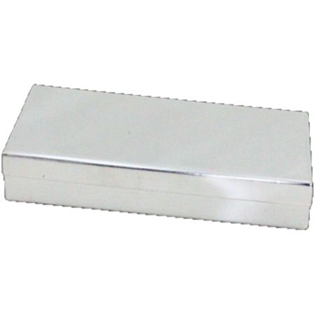 Estojo Em Aço Inox - Liso - 11 X 6 X 2 Cm - Açonox