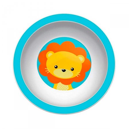 Prato Bowl Buba Baby Animal Fun Leão com 1 unidade