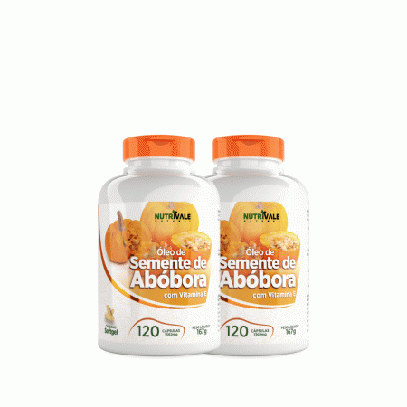 Óleo De Semente De Abóbora 120 Capsulas 1392 Mg 2 Unidades - Linduras