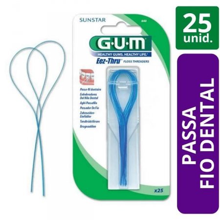 Passador de Fio Dental GUM 25 Unidades