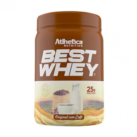 Suplemento Alimentar Best Whey Original com Café Atlhetica Nutrition com 450g