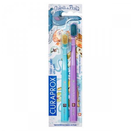 Kit Escova Dental Curaprox C5 5460 Ultra Soft + Escova Dental C5 Smart Ultra Soft