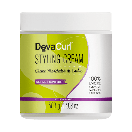 Creme Modelador de Cachos Deva Curl Styling Cream com 500g
