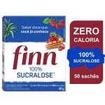 Adoçante Finn Sucralose com 50 Envelopes de 800mg cada