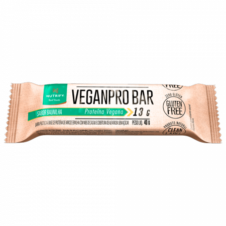 Barra Proteica Veganpro Baunilha 10 unidades Nutrify