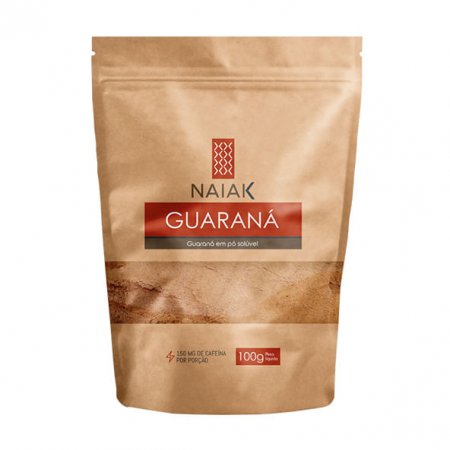 Guaraná em pó Solúvel 100g - Naiak