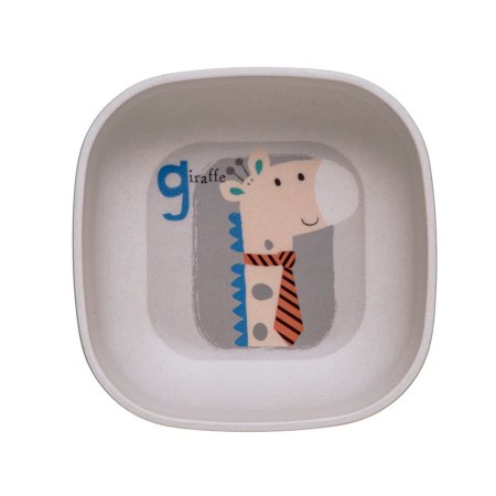 Tigela Girafa Letras Eco Girotondo Baby
