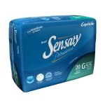Fralda Geriátrica Capricho Sensaty Premium G Unissex com 20 unidades