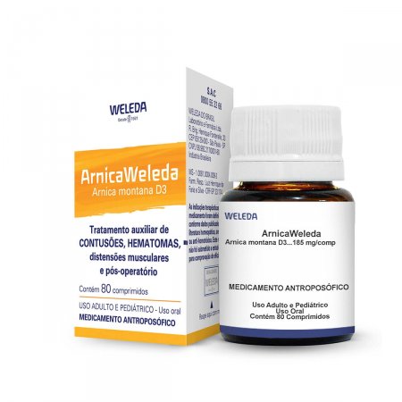 Arnica Welleda com 80 comprimidos