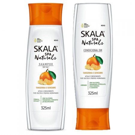 Kit Skala Spa Naturas Tangerina e Gengibre 325ml