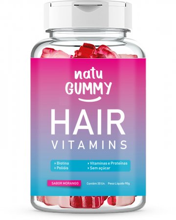 Natu Gummy Hair Vitamins 30 cápsulas