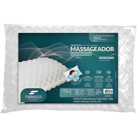 Travesseiro Massageador Fibrasca Suporte Médio