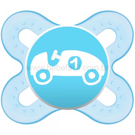 Chupeta Start Azul Tam 1 (0-2m) Carrinho - MAM