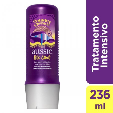 Tratamento Capilar Aussie Botox Effect 3 Minute Miracle com 236ml