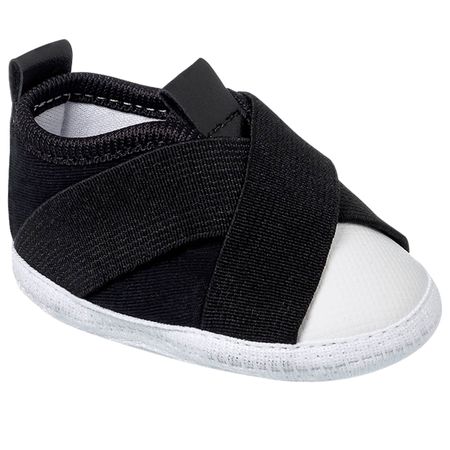 Tênis para bebê Slip-On Preto - Keto Baby KB3250-73 TENIS ELASTICO PRETO MASC-16