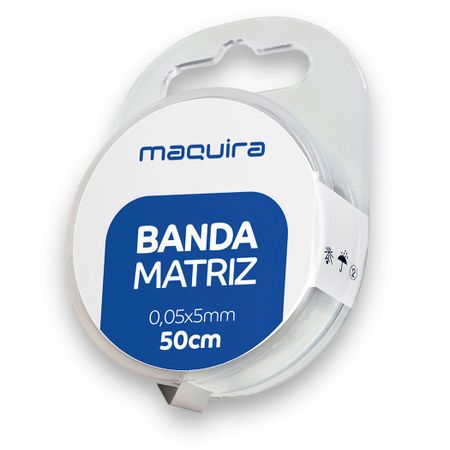 Banda Matriz De Aço Inox - Maquira Banda Matriz De Aço Inox 5 X 0,5mm 50cm - Maquira