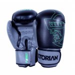 Luva de Boxe/Muay Thai Pretorian First - Preto / Cinza
