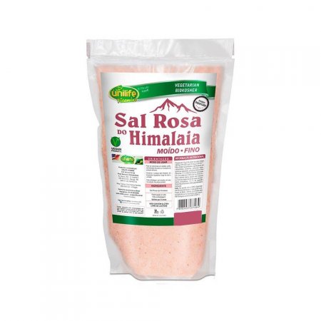 Sal Rosa do Himalaia Moido 1kg - Unilife