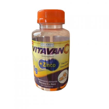 Vitamina Vitavan C + Zinco Fito Ervas 1000mg C/30 CPS