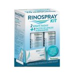 Kit Rinospray 2 Spray Nasais com 100ml + 1 Lenço Hidratante com 30 Unidades