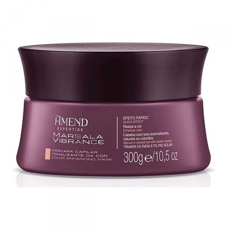 Máscara Capilar Amend Expertise Marsala Vibrance com 300g