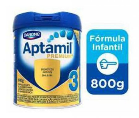Fórmula Infantil Aptamil 3 Lata 800g