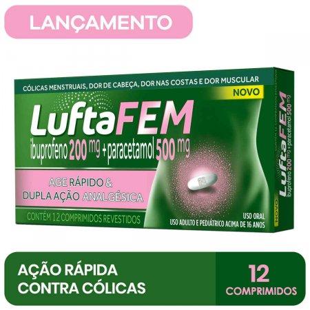 Luftafem com 12 Comprimidos