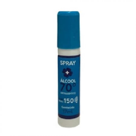 Álcool Spray 70% Dermabel - 17 ml c/ 12 unidades