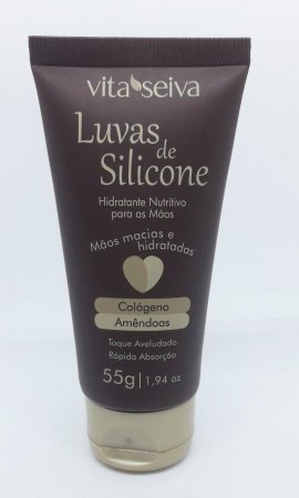 Luvas de Silicone VitaSeiva com Colágeno e Amendoas 55g