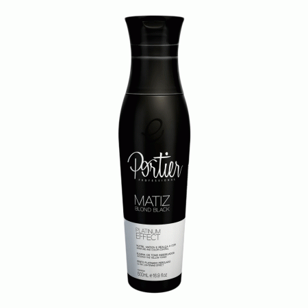 PORTIER MASCARA MATIZADORA BLONDE BLACK 500ML