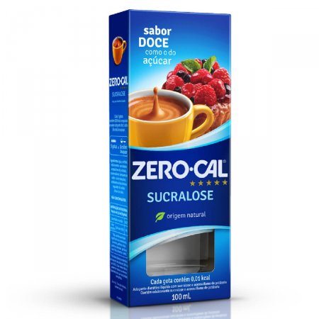 Adoçante Zero-Cal Sucralose com 100ml