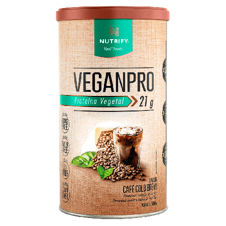 Proteina Vegetal Veganpro Café Cold Brew 550g Nutrify